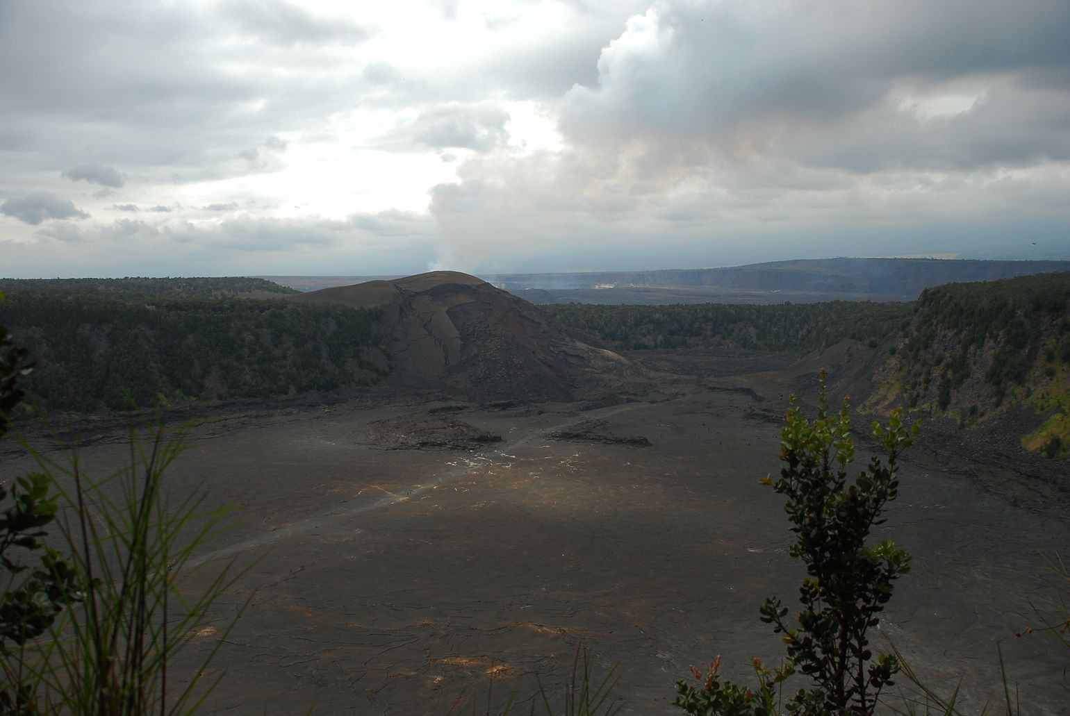 Uitzichtpunt volcano national park