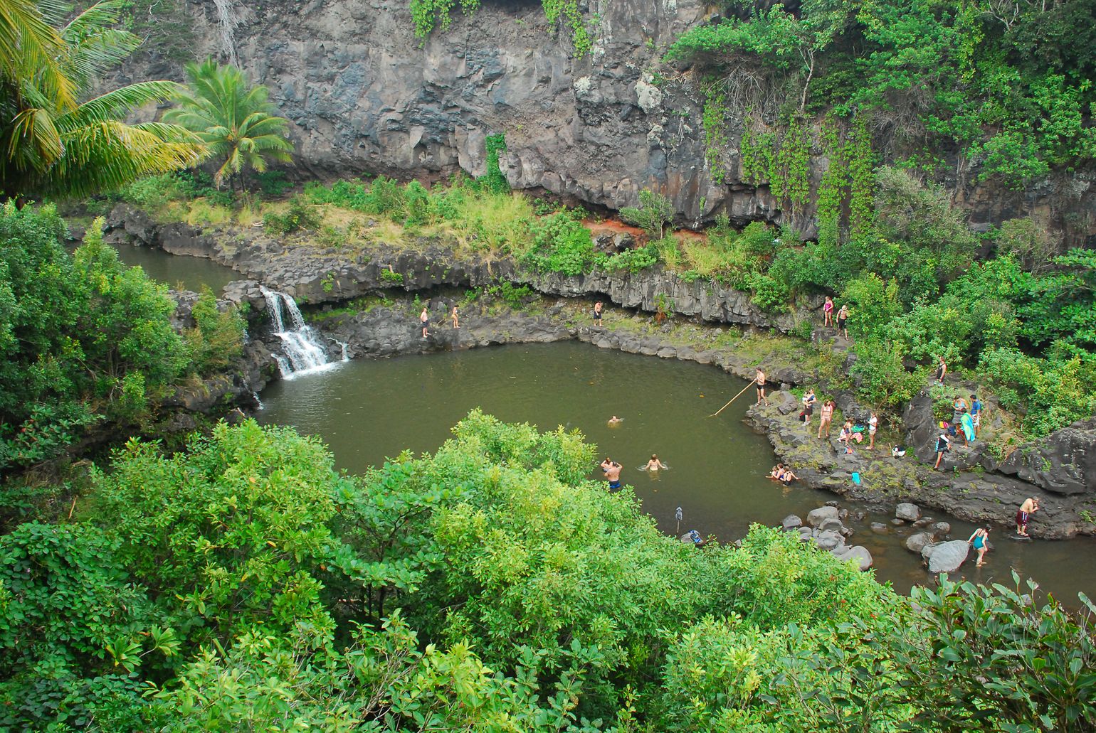 Waterval op Maui
