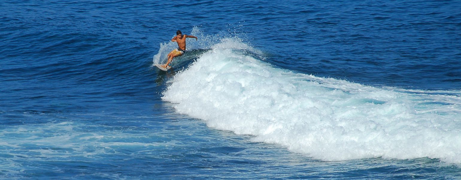 golfsurfen op Hawaii