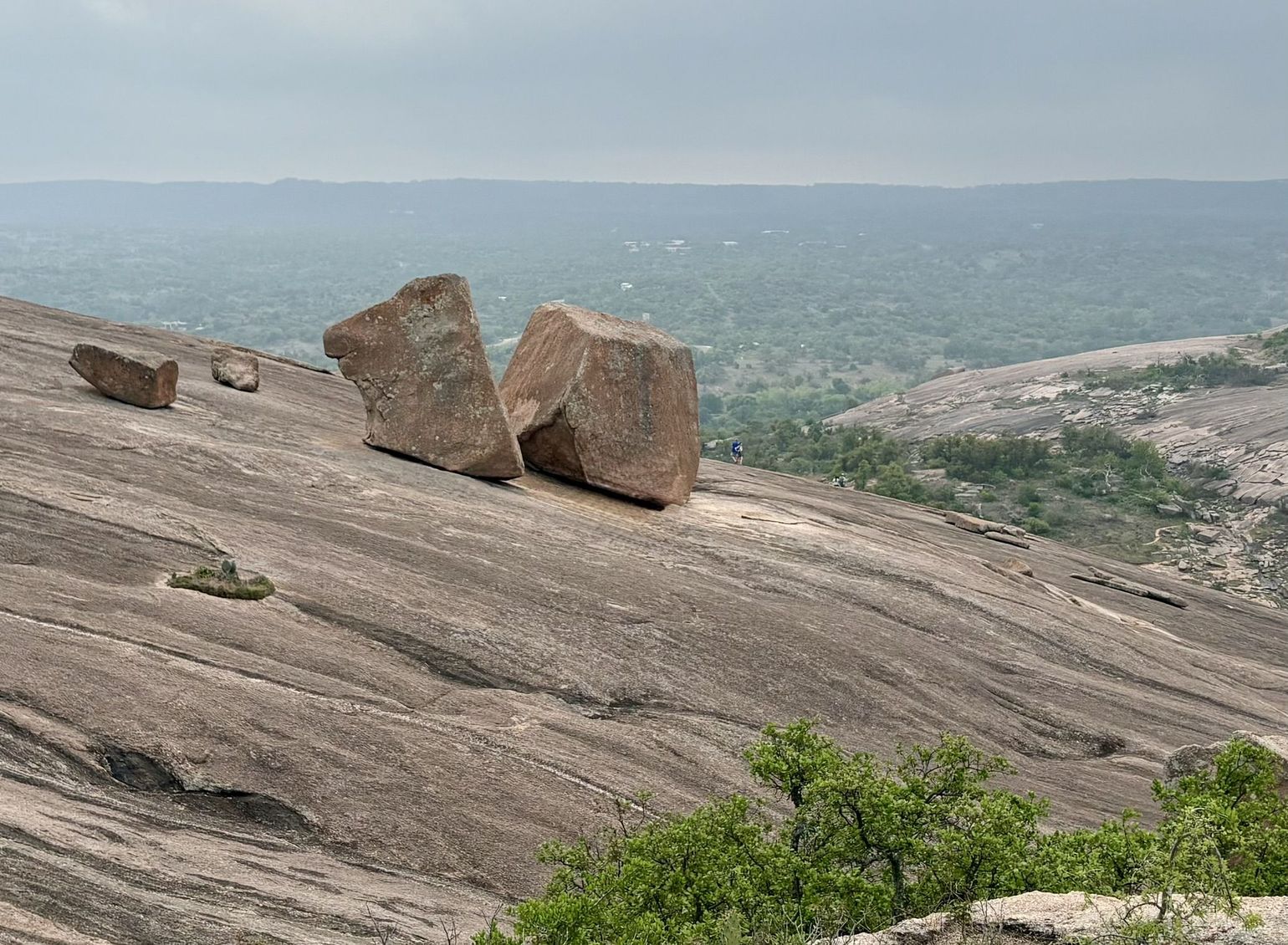 bovenop enchanted rock