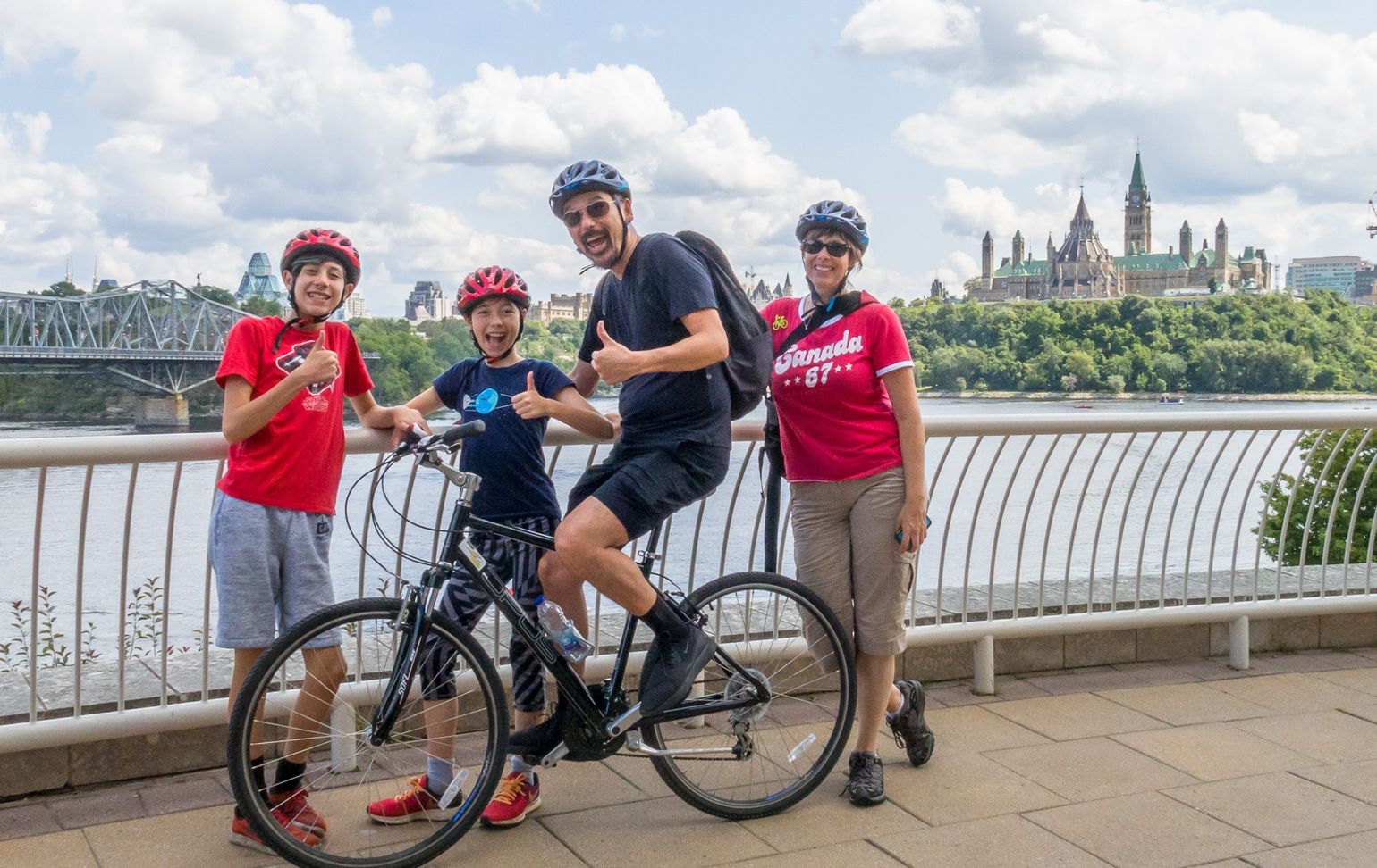 oost canada fietsen met kinderen