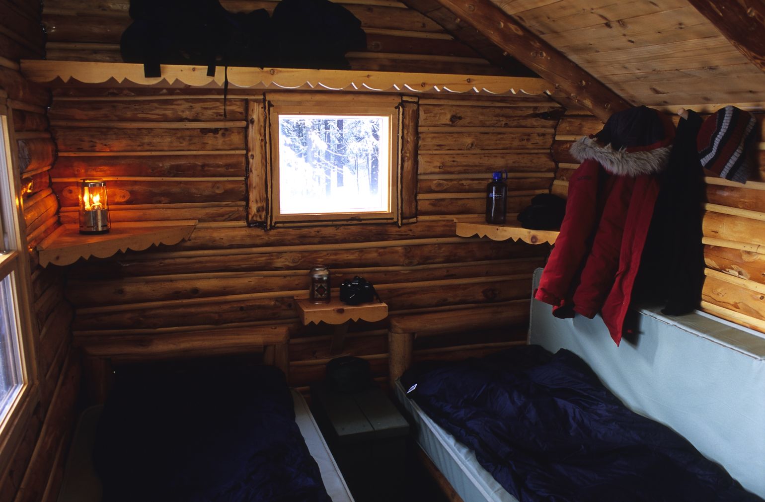 Camp Rustique interieur © Sépaq