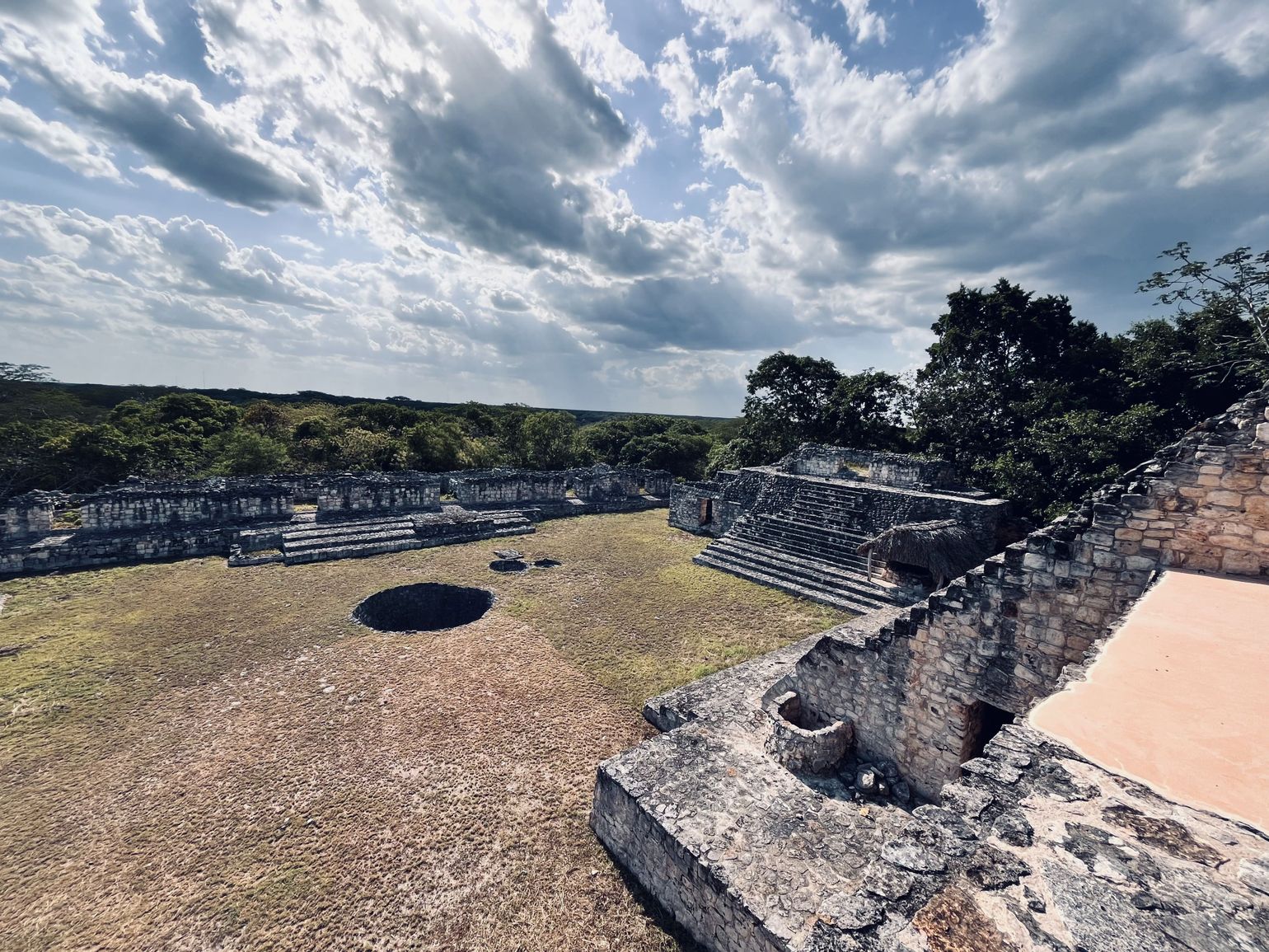 uitzicht over uxmal