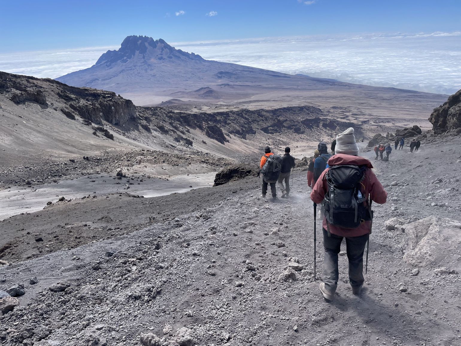 Trekking naar de top van de Kilimanjaro