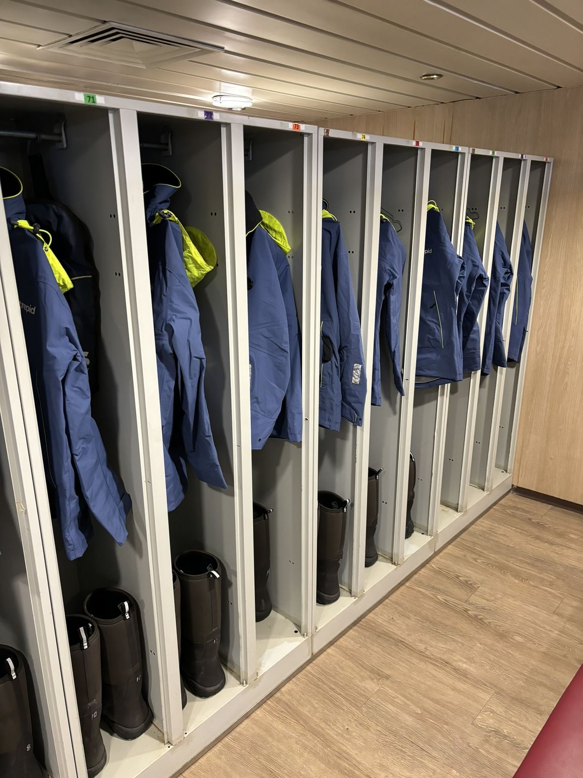 mudroom op het schip