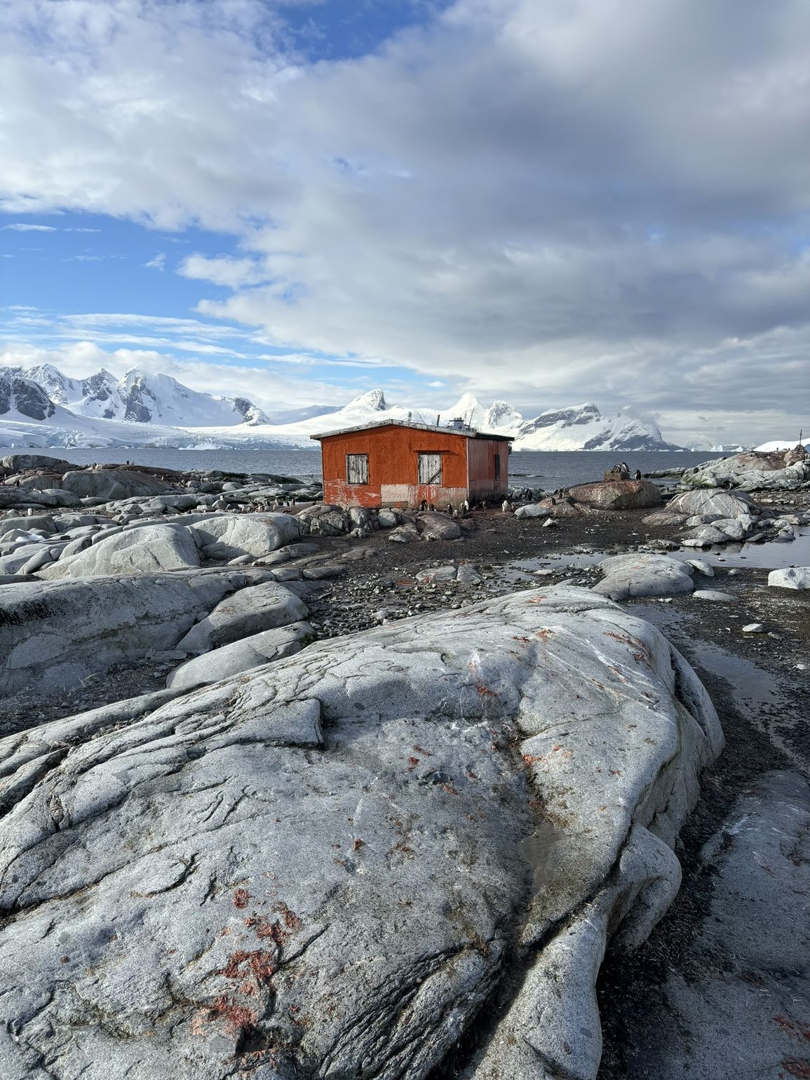 Hut op Antarctica