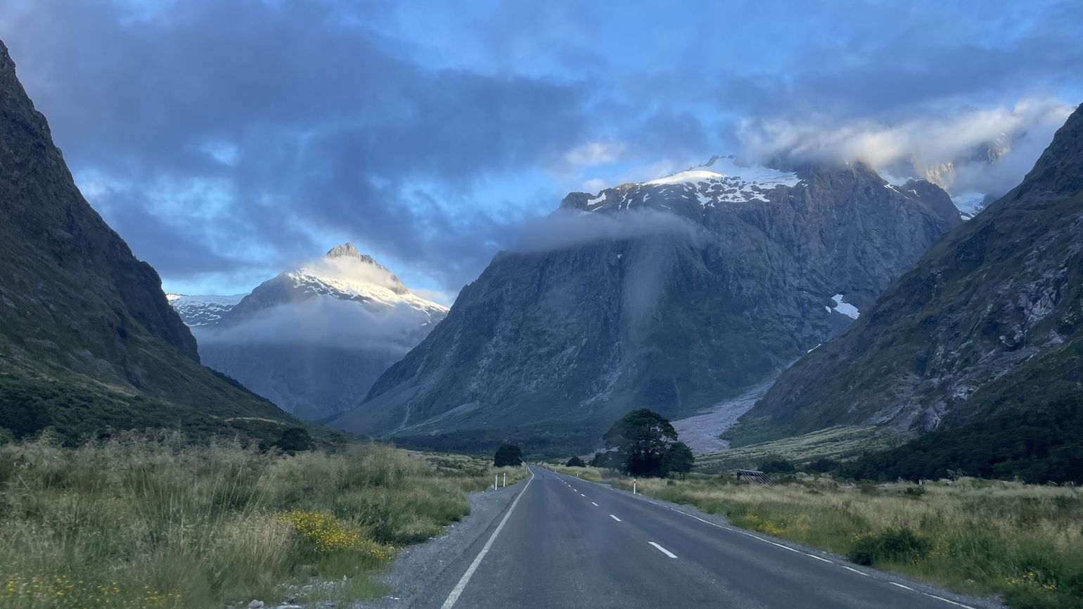 Weg naar Milford Sound