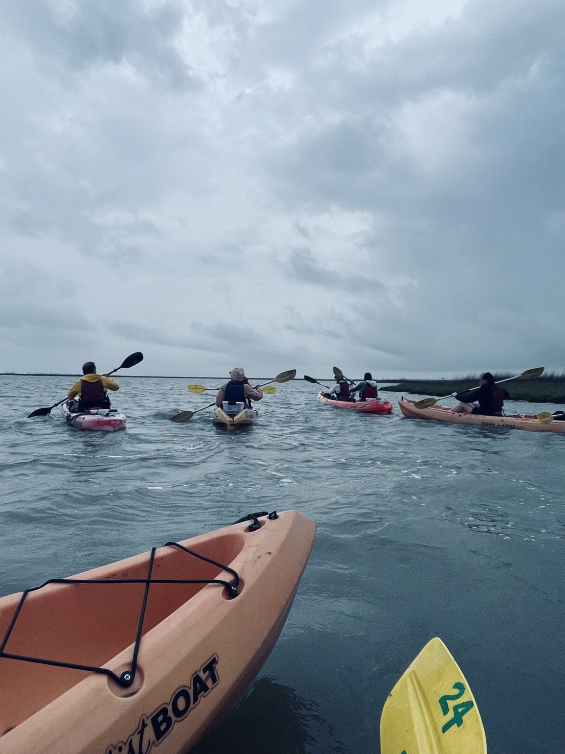 kajak in galveston, texas