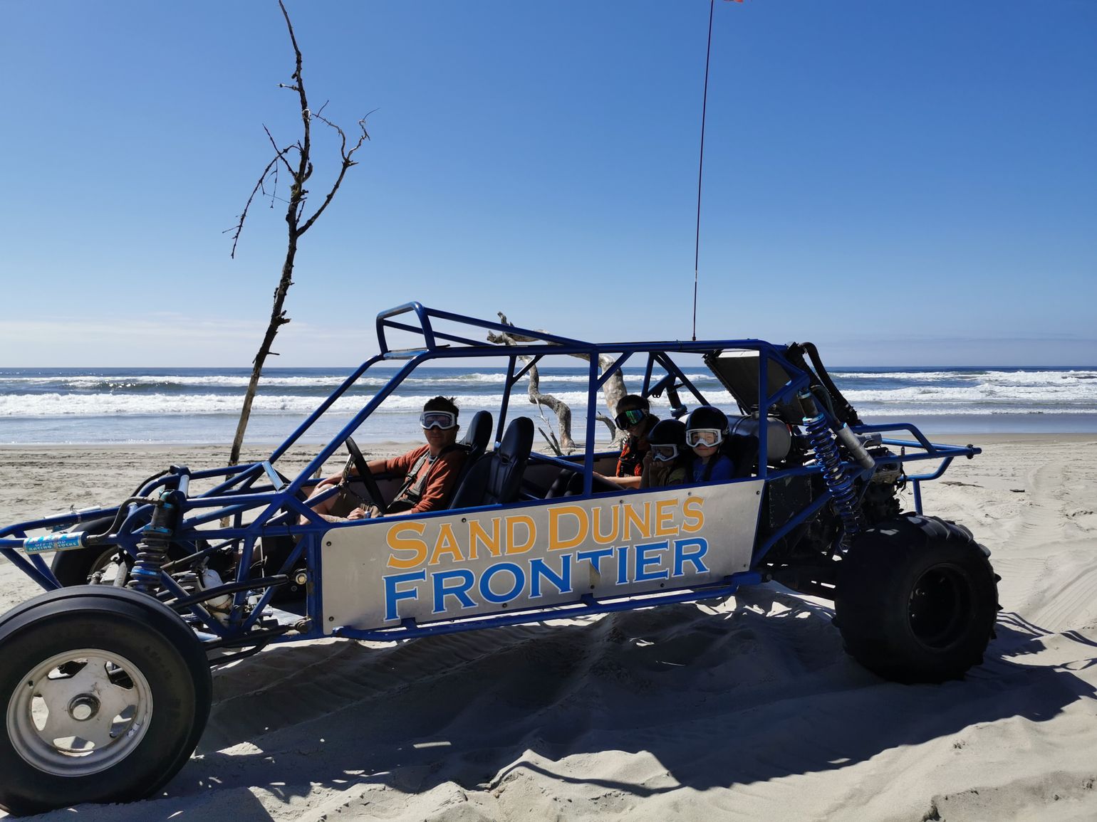 Met de sandbuggy door de Oregon Dunes