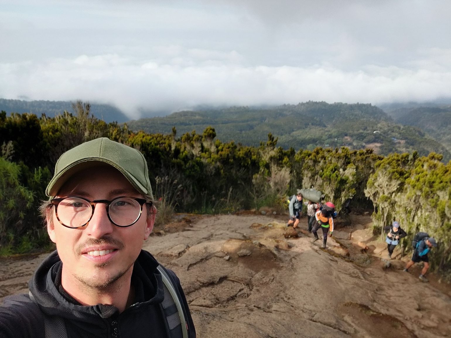 Toon op de Kilimanjaro