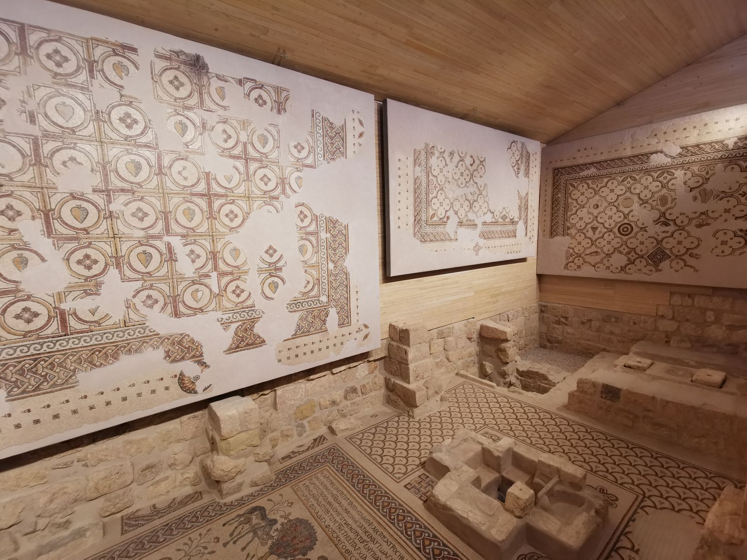 mozaik in museum jordanie