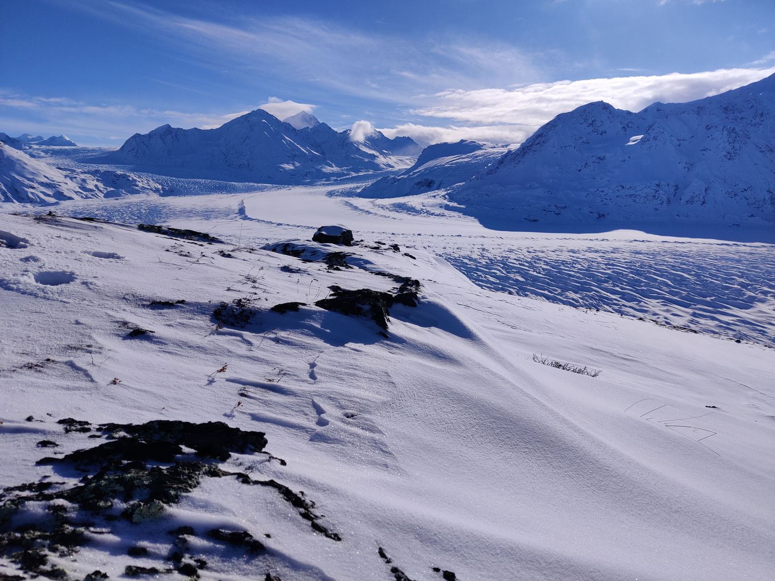 Winter Heli-Snowshoe Tour - Uitzicht