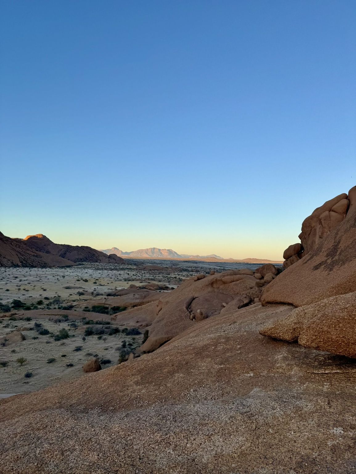 spitzkoppe woestijn namibie