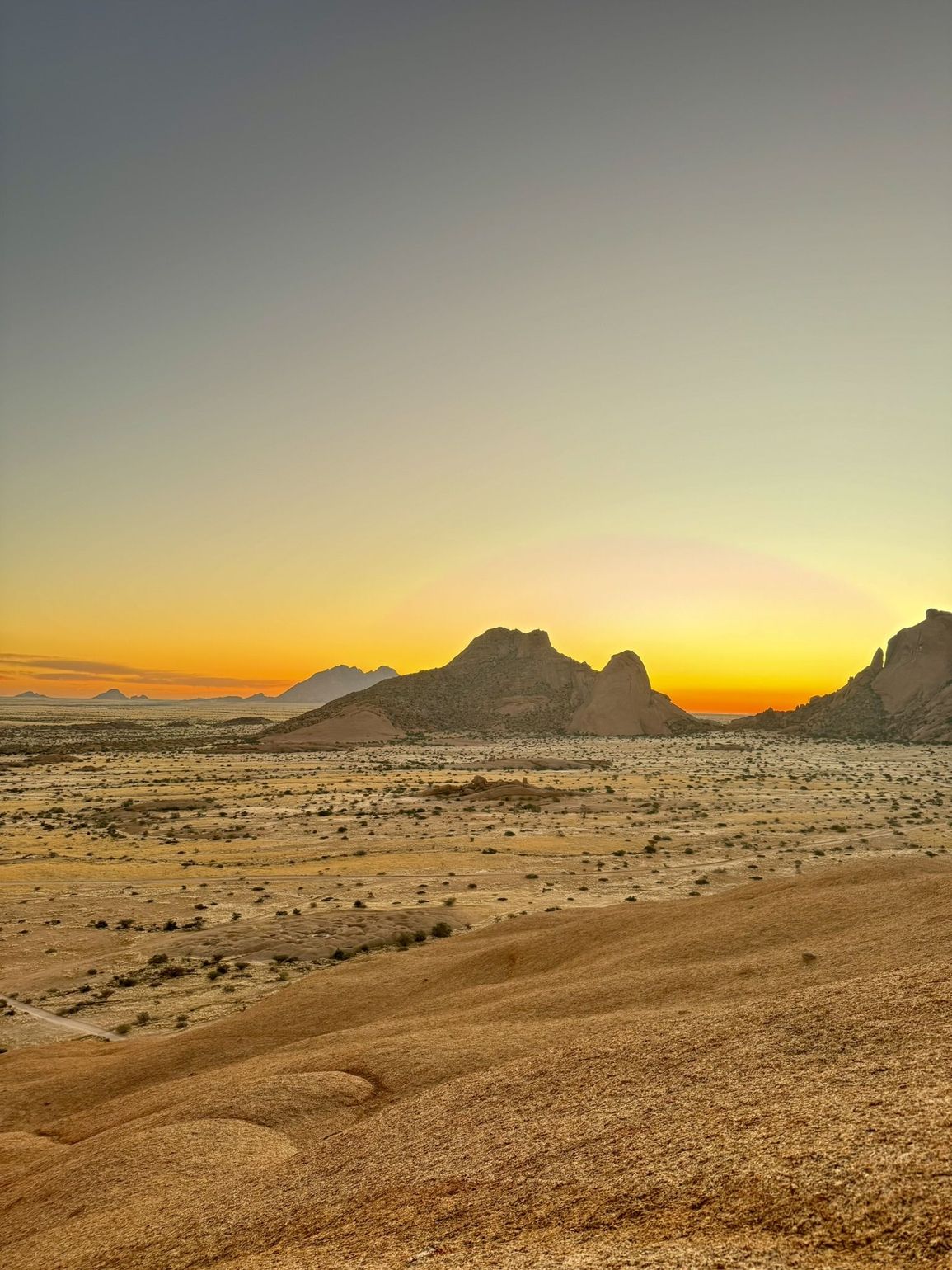 zonsondergang woestijn namibie