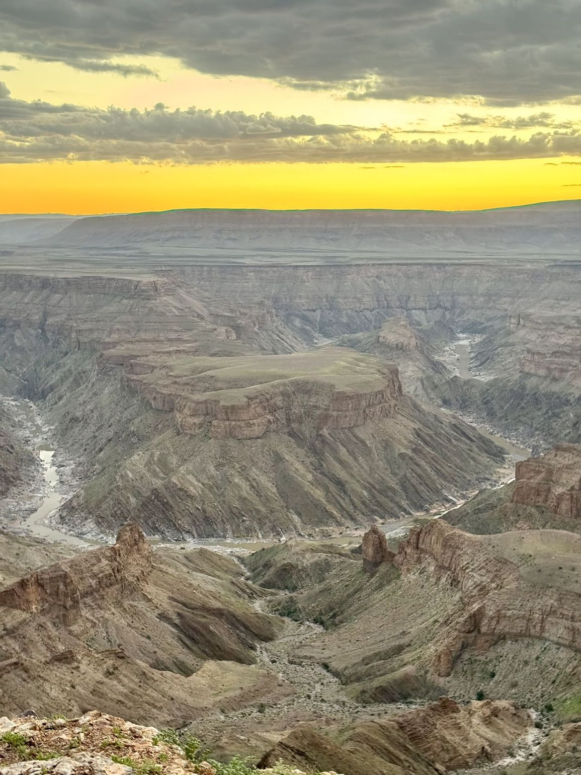 uitzicht fish river canyon namibie