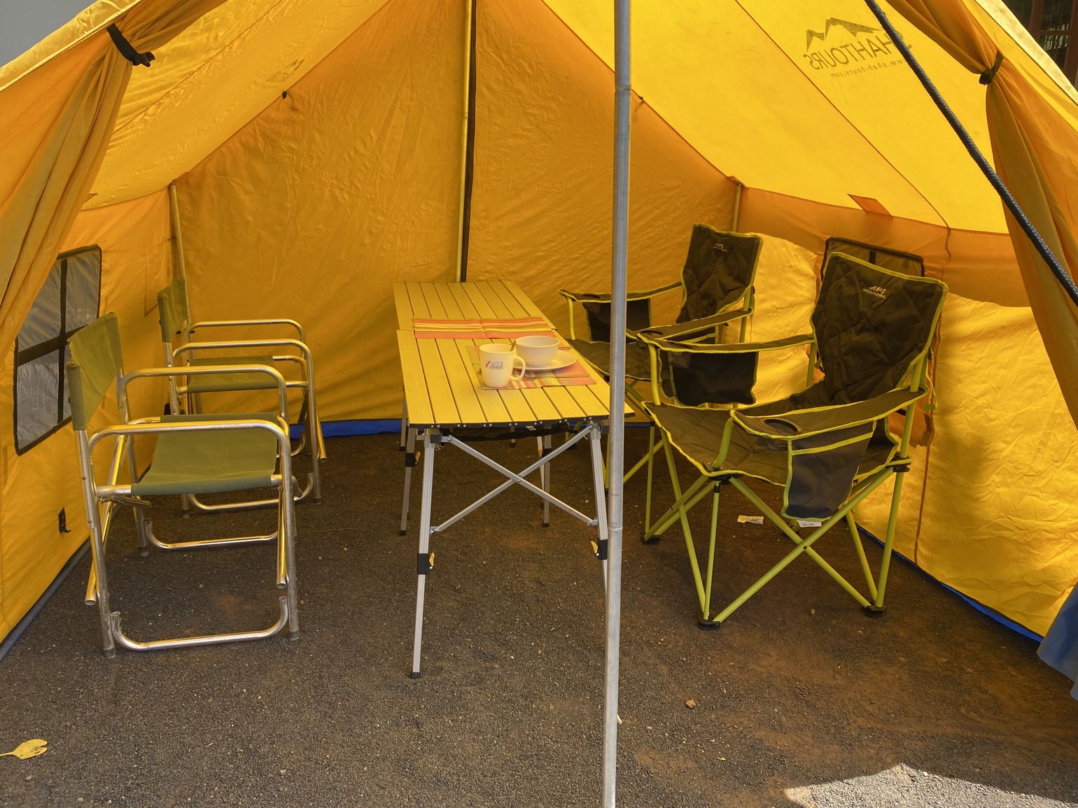 Eettent kilimanjaro beklimming