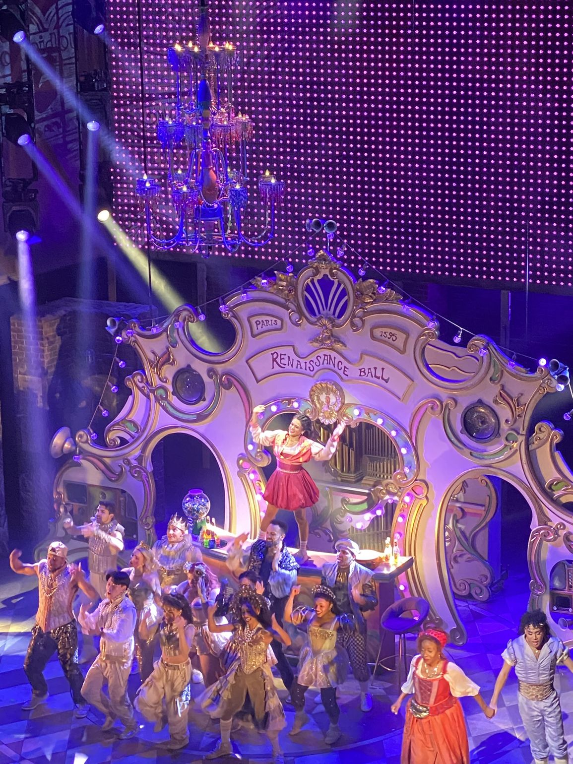 Broadway show &amp;Juliet: tijdens de show
