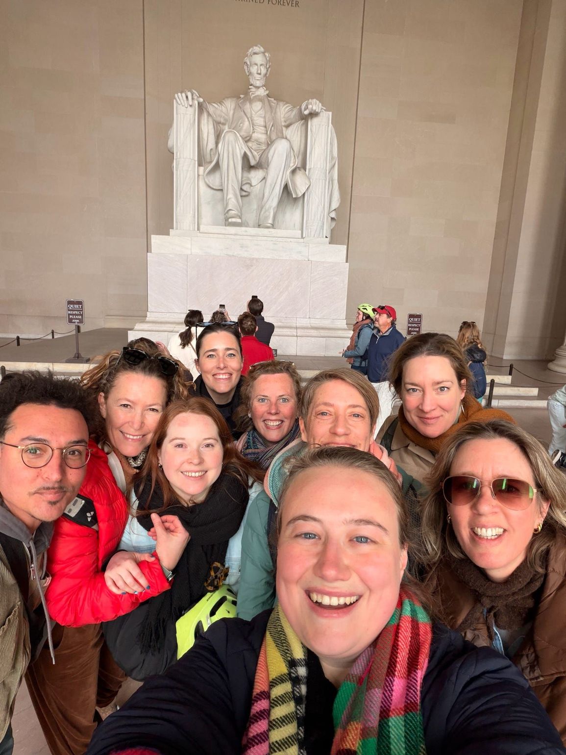 Selfie Lincoln Memorial