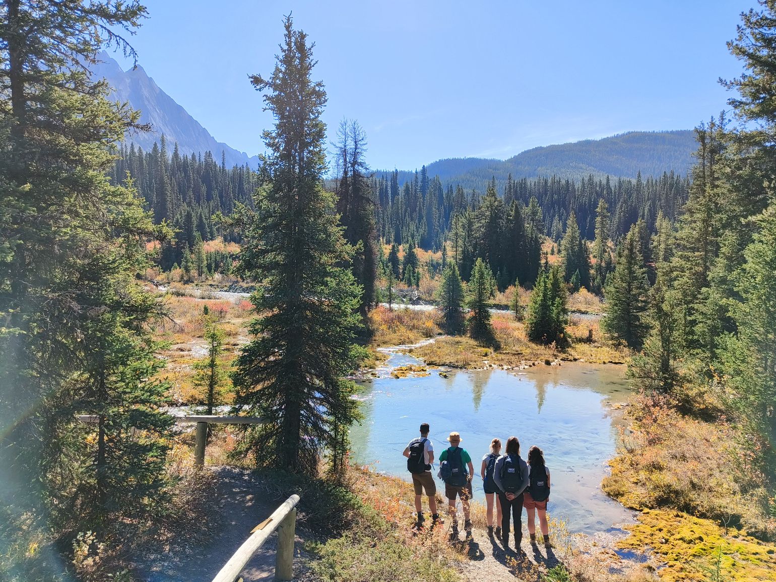 wandeling banff west-canada