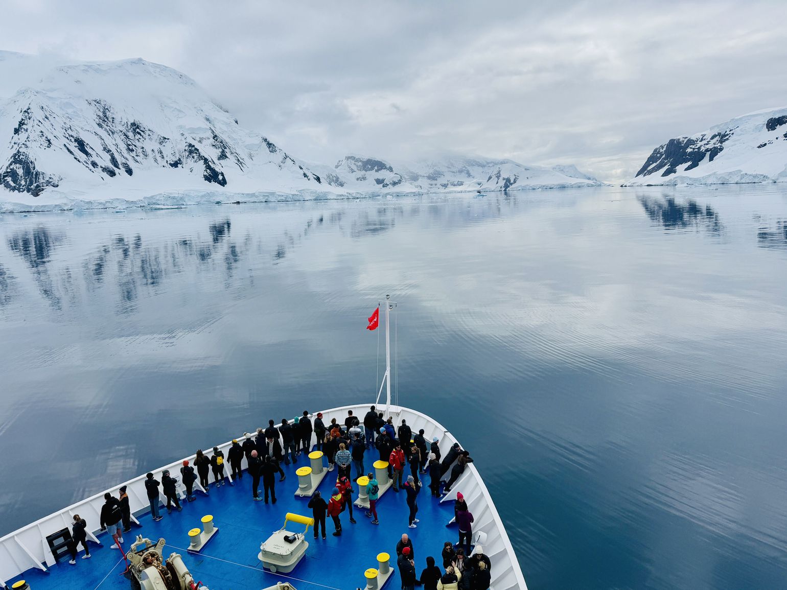 Uitzicht vanaf de brug