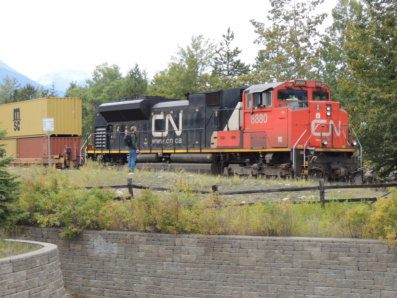 trein rocky mountains
