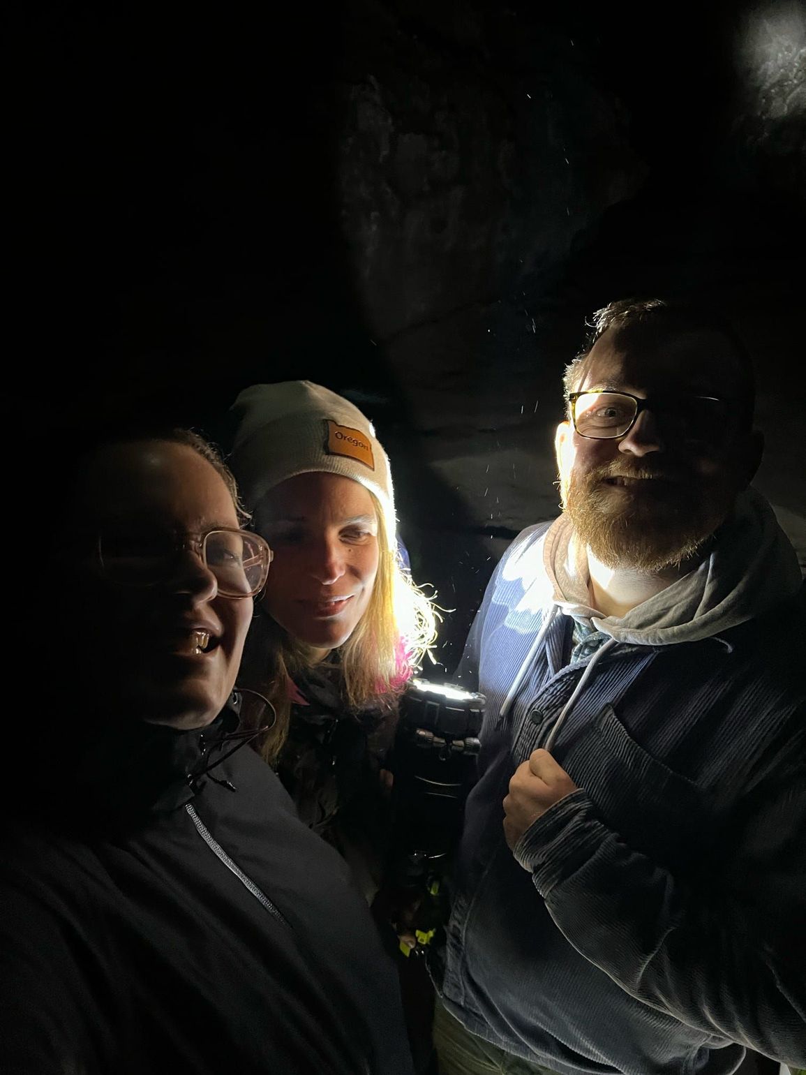 Lava River Cave in Deschutes National Forest