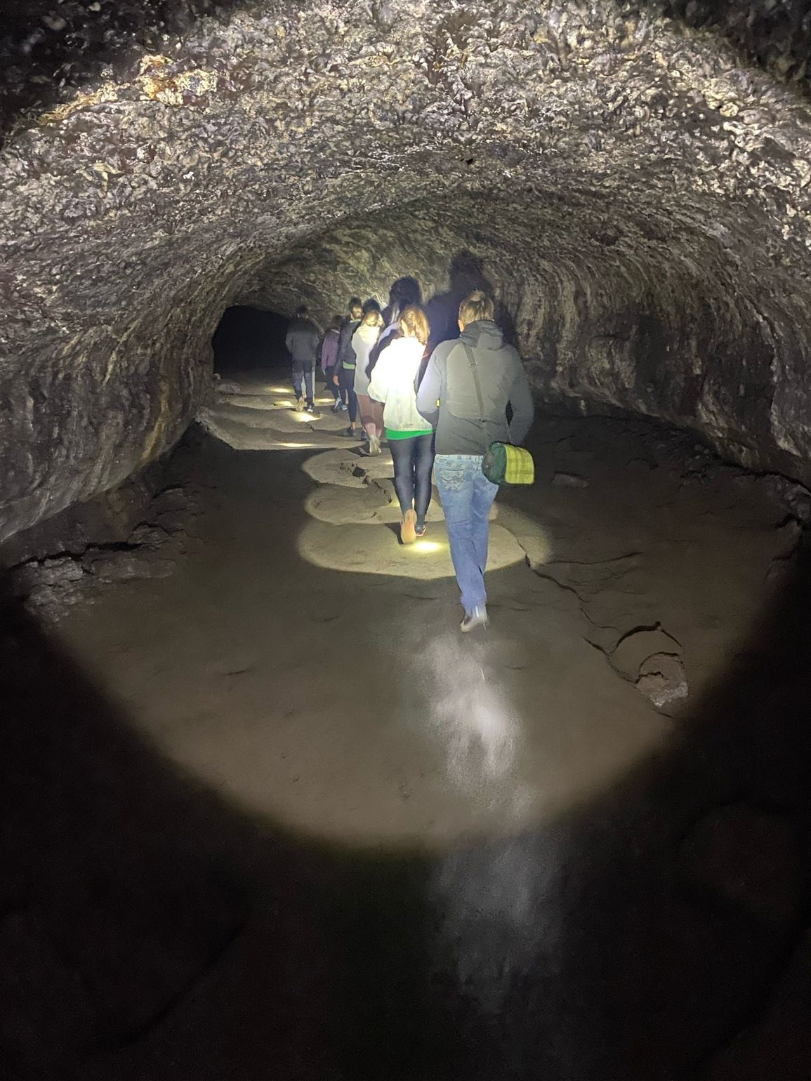 Lava River Cave in Deschutes National Forest