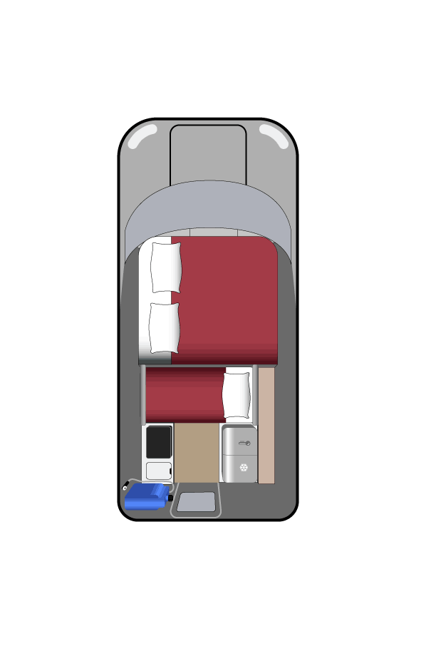 Fraserway Truck Camper Scout floor plan