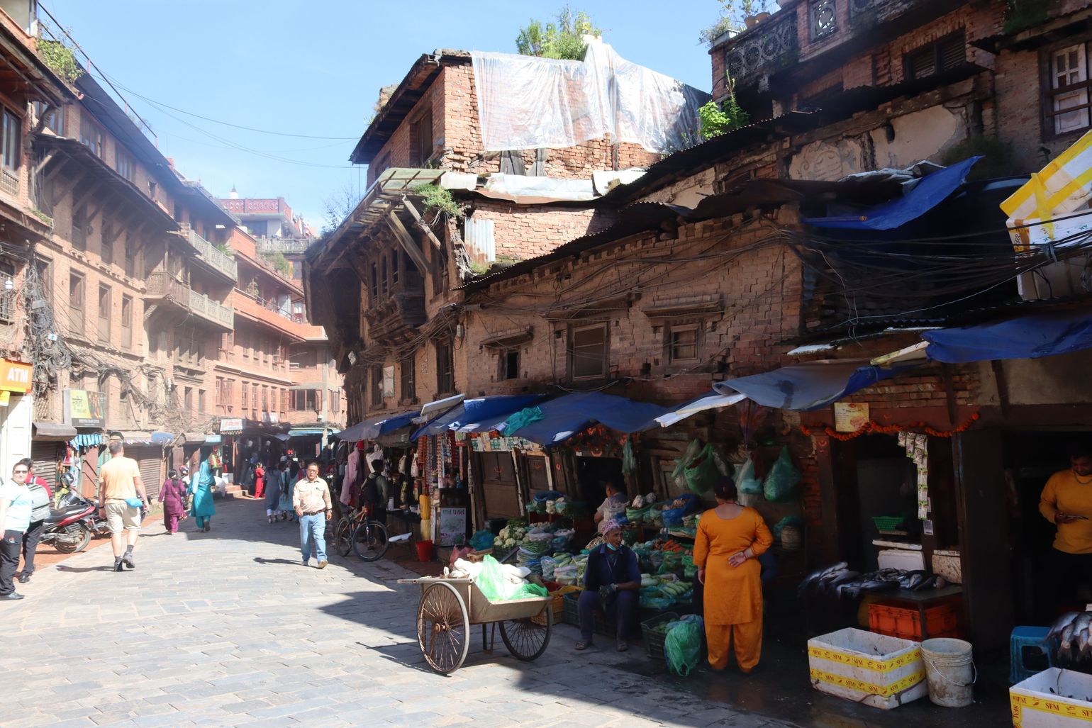 Bhaktapur straatbeeld
