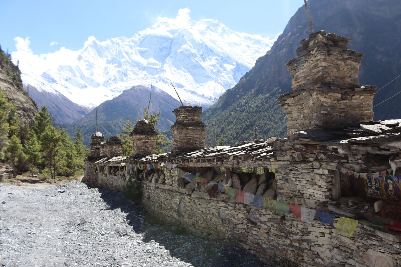 Manang vallei in Nepal