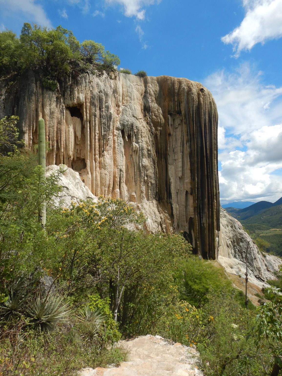 Hierve el agua versteende waterval