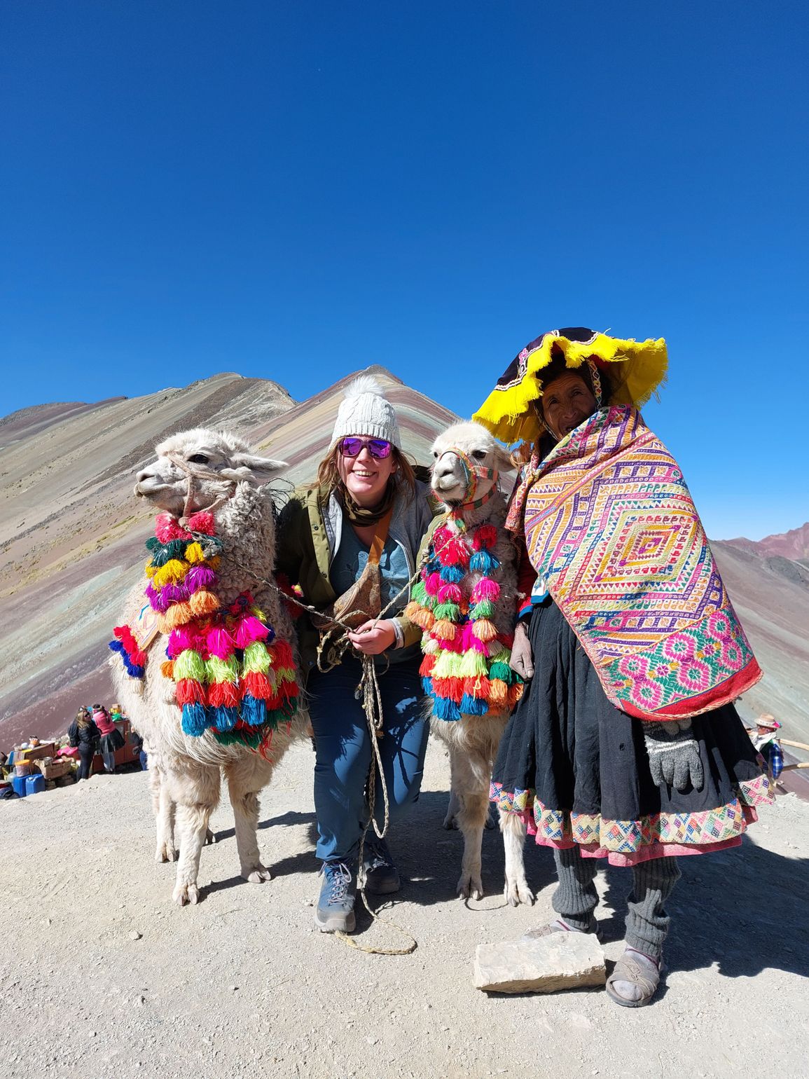 rainbow mountain in de andes
