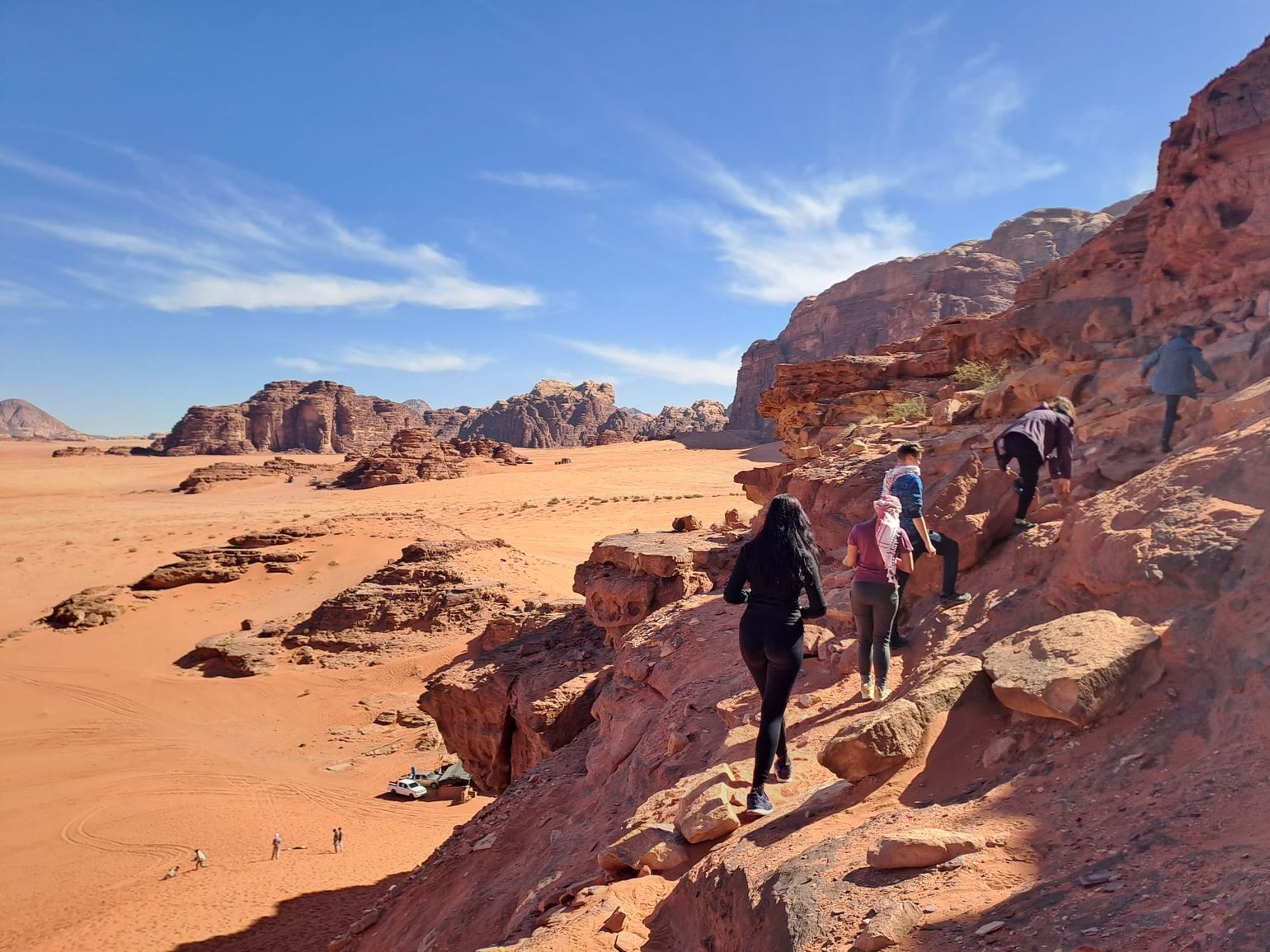 Wadi Rum woestijn in Jordanie