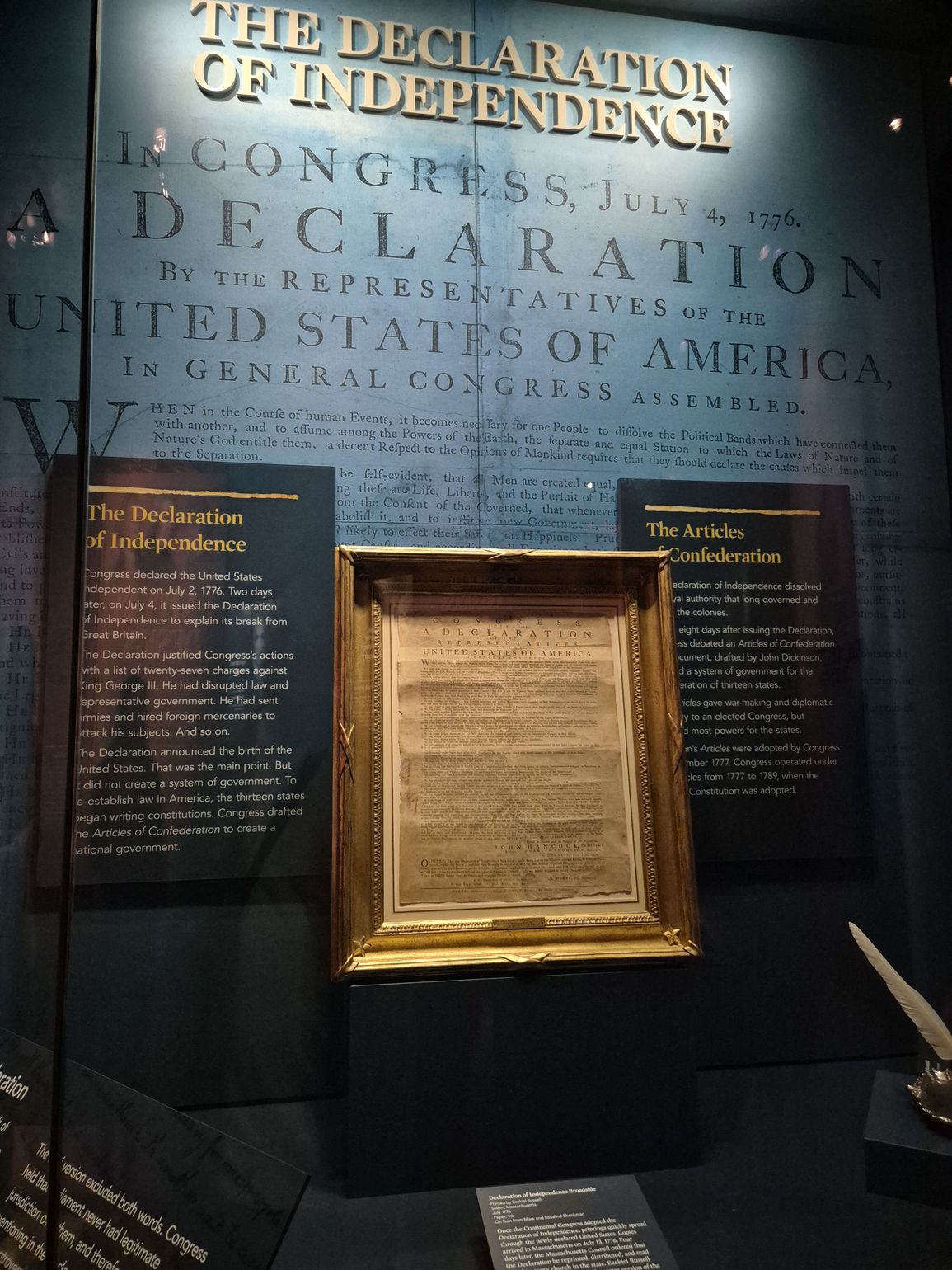 Declaration of independence independence hall philadelphia