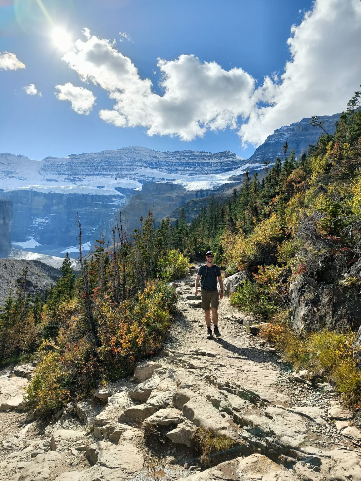 plain of six glaciers wandeling