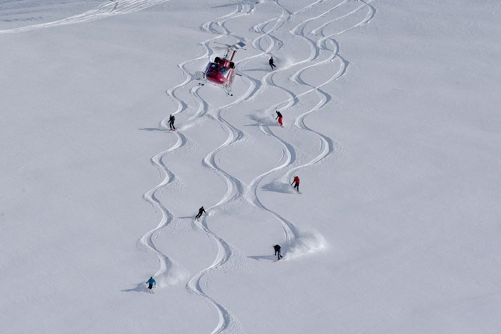 Heli ski vanuit banff