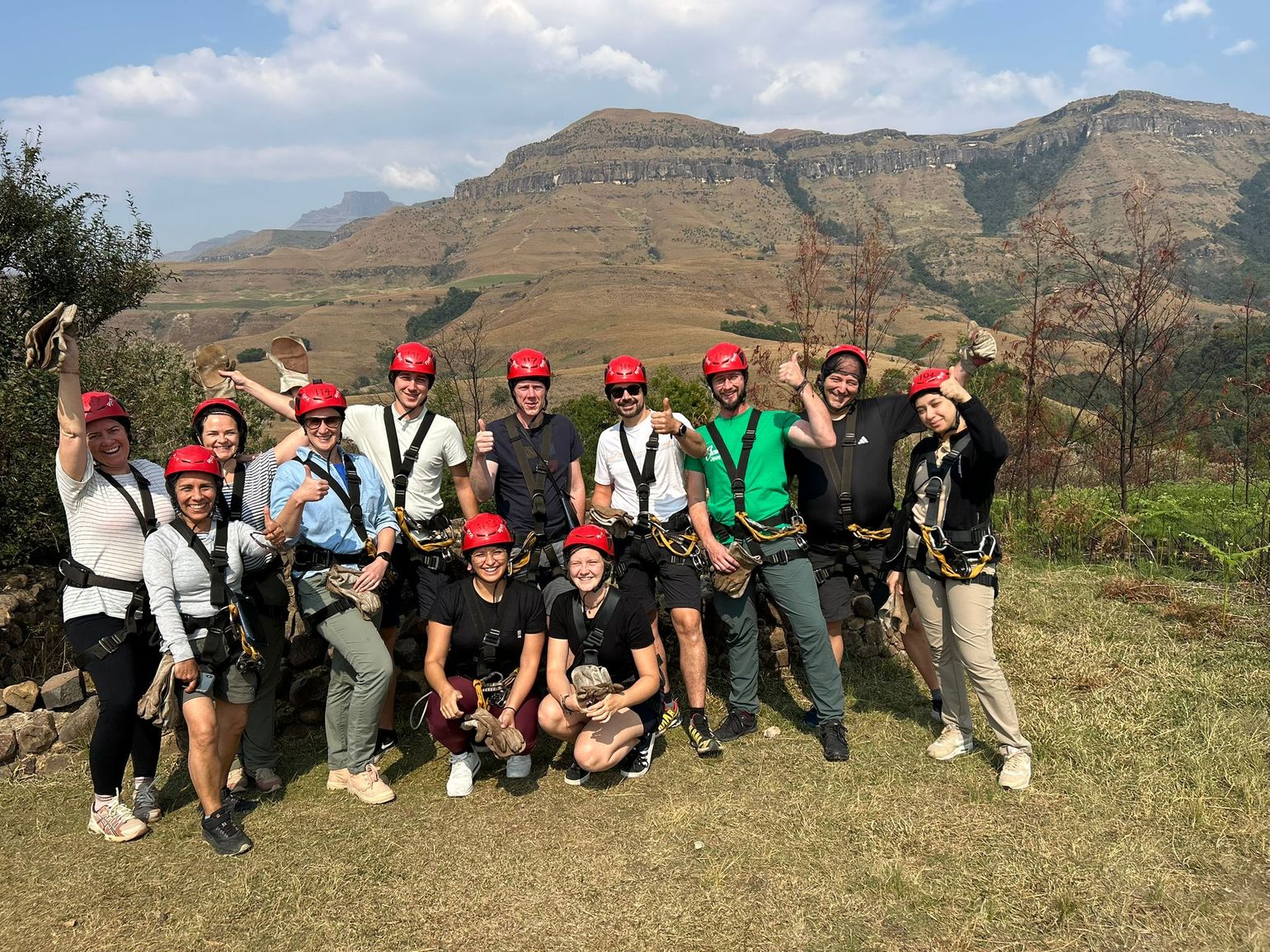 canopy tour groepsfoto