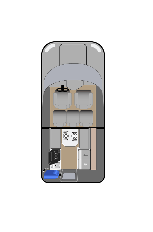 Fraserway Truck Camper Scout floor plan