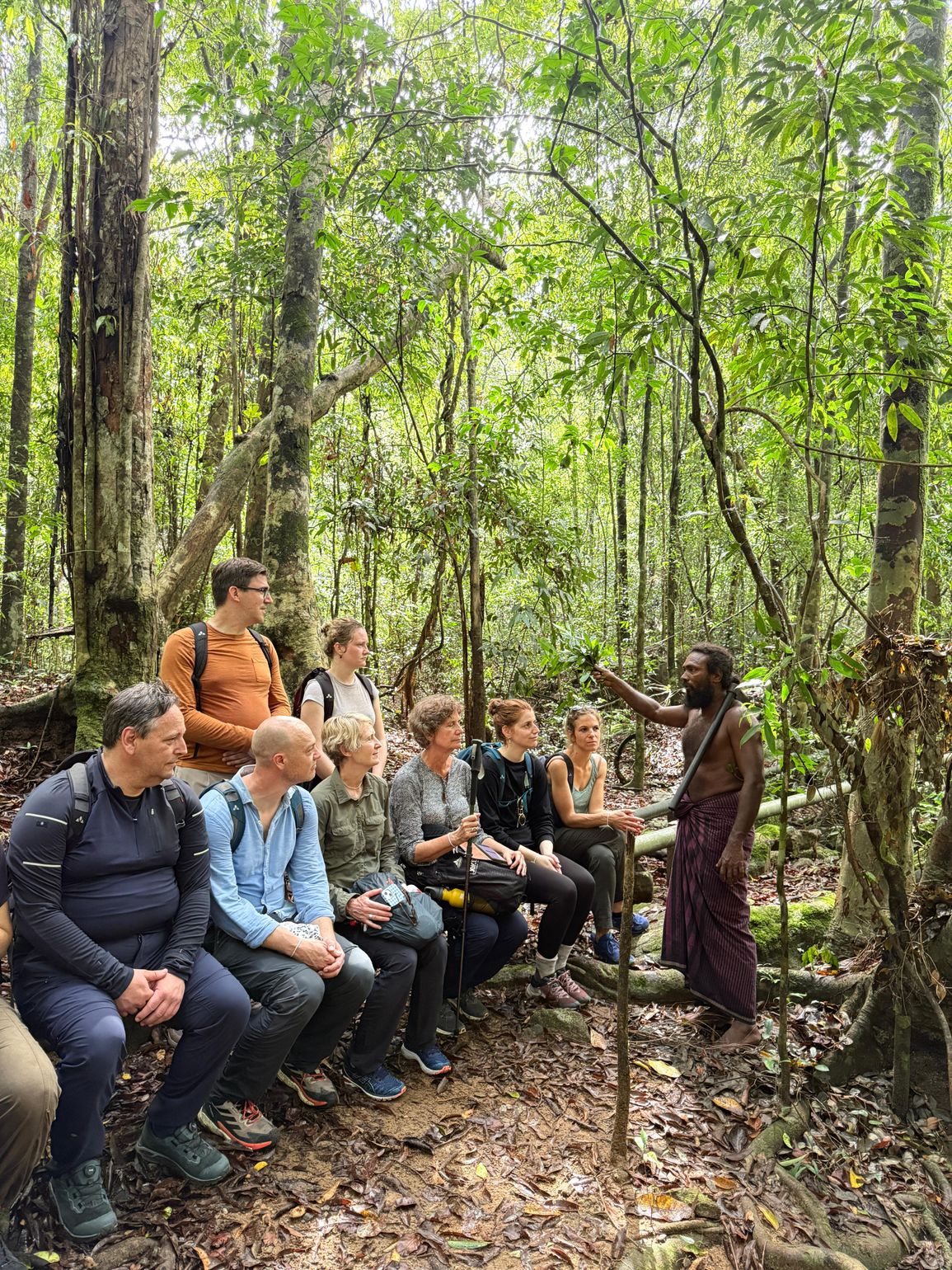 junglewalk met de veddha gemeenschap