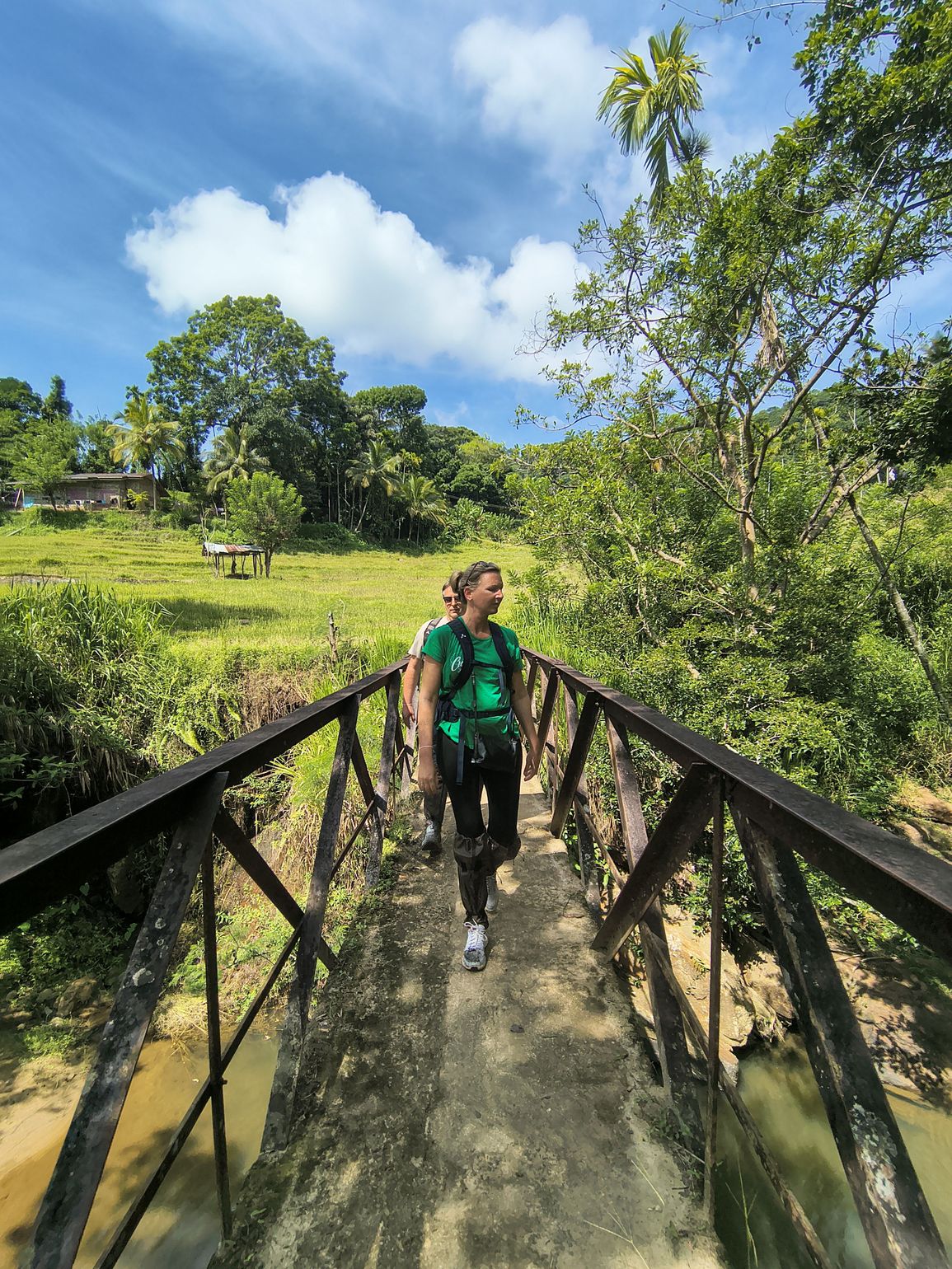 wandeling in de knuckles mountains sri lanka
