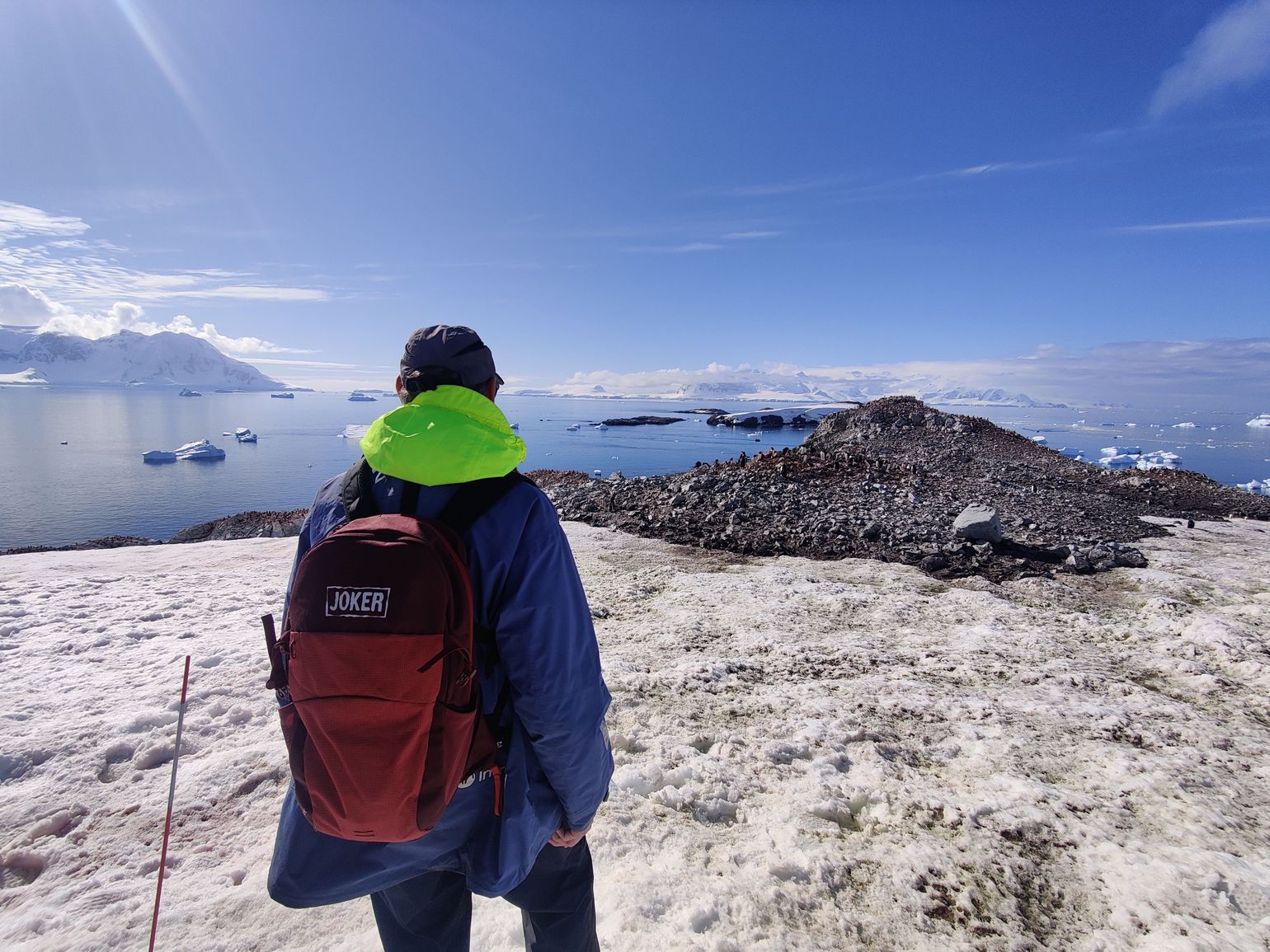 Aan land op Antarctica