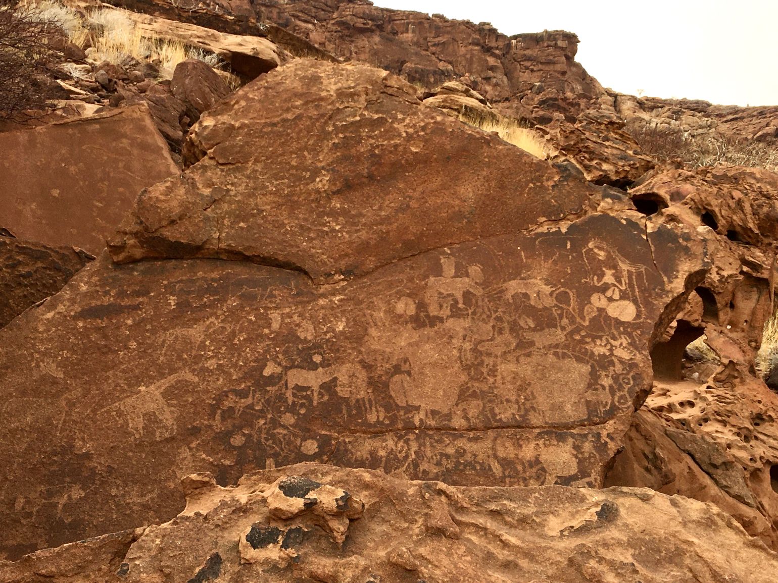 rotstekeningen namibie