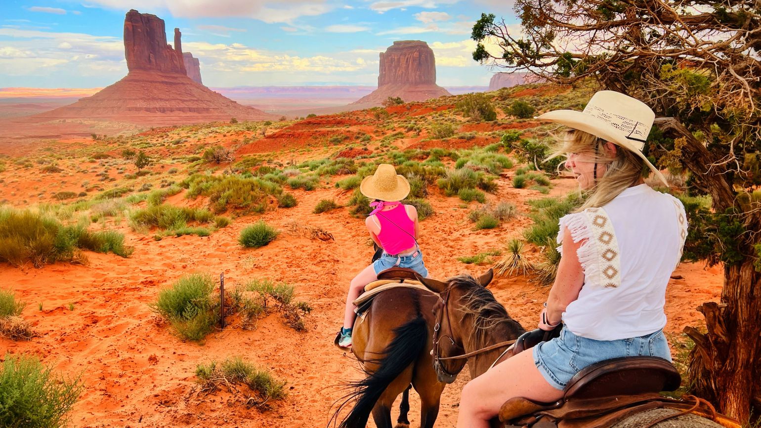 Paardrijden in Monument Valley