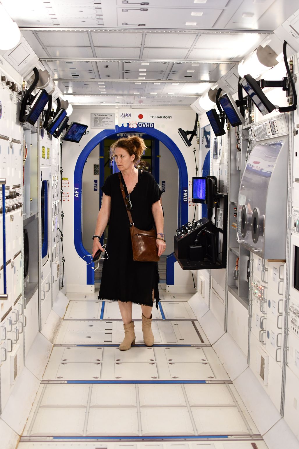 Wandelen in een ruimtestation in Huntsville