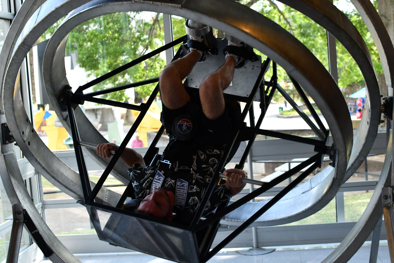 Multi-axis trainer in actie