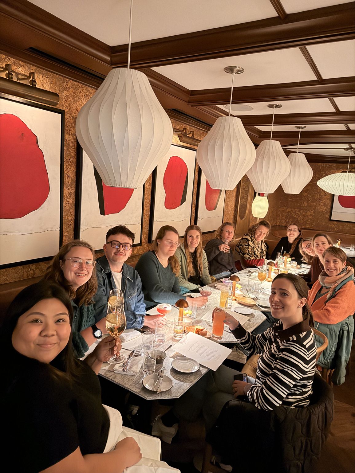 restaurant met de groep