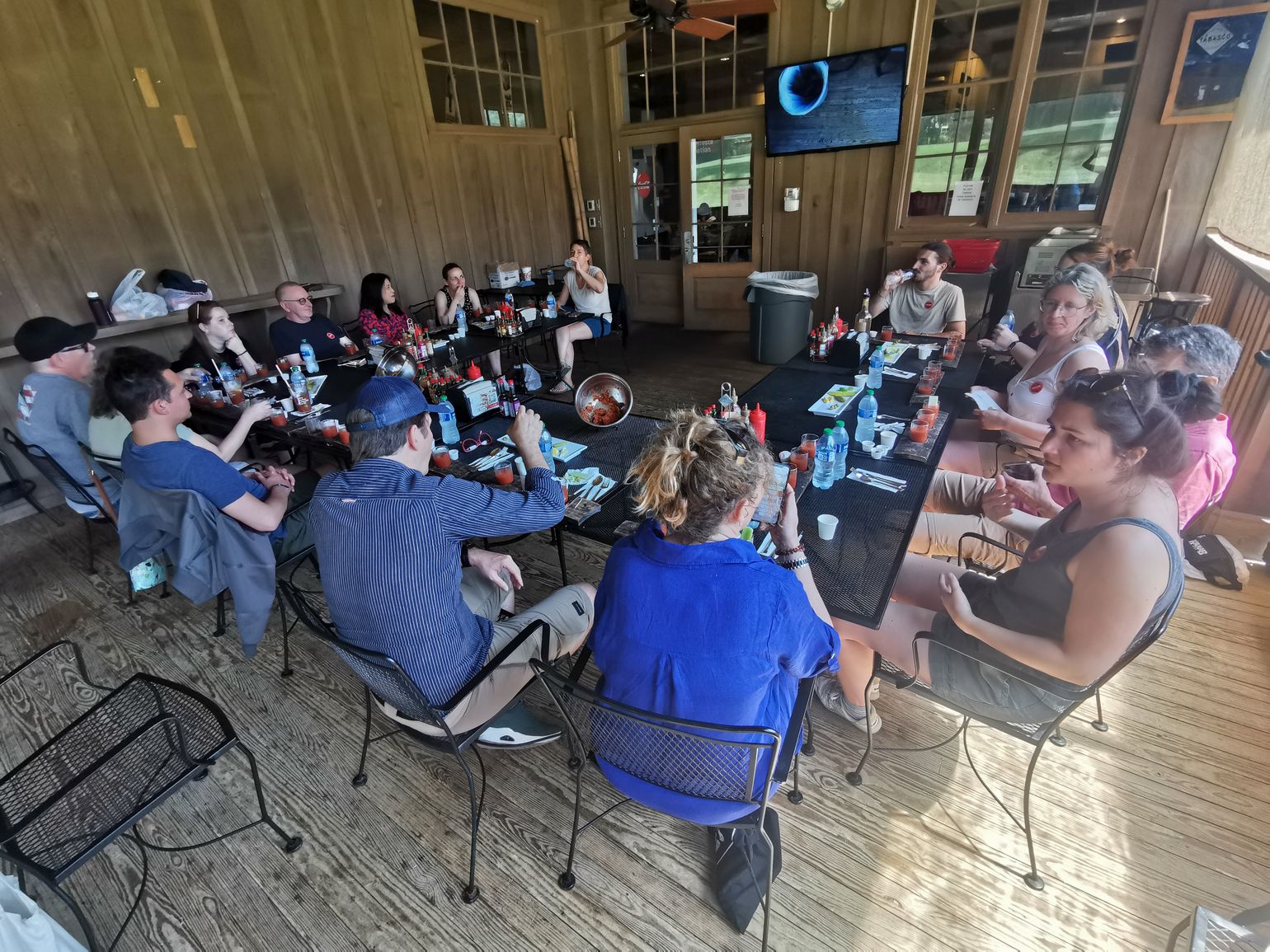 gerechten met tabasco