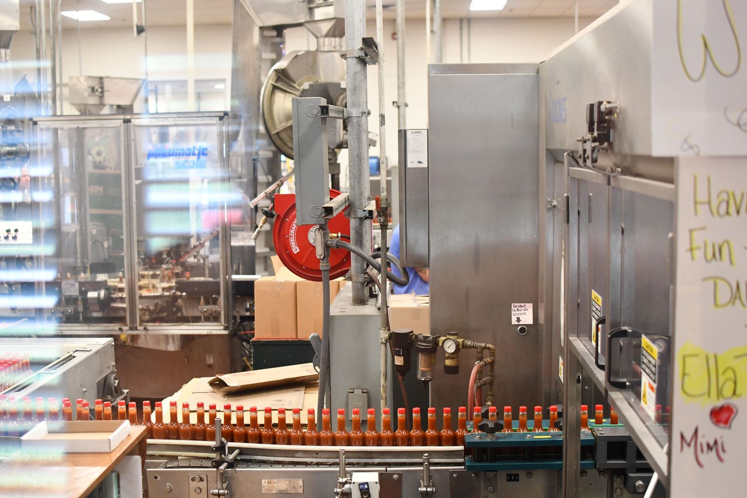 productielijn tabasco