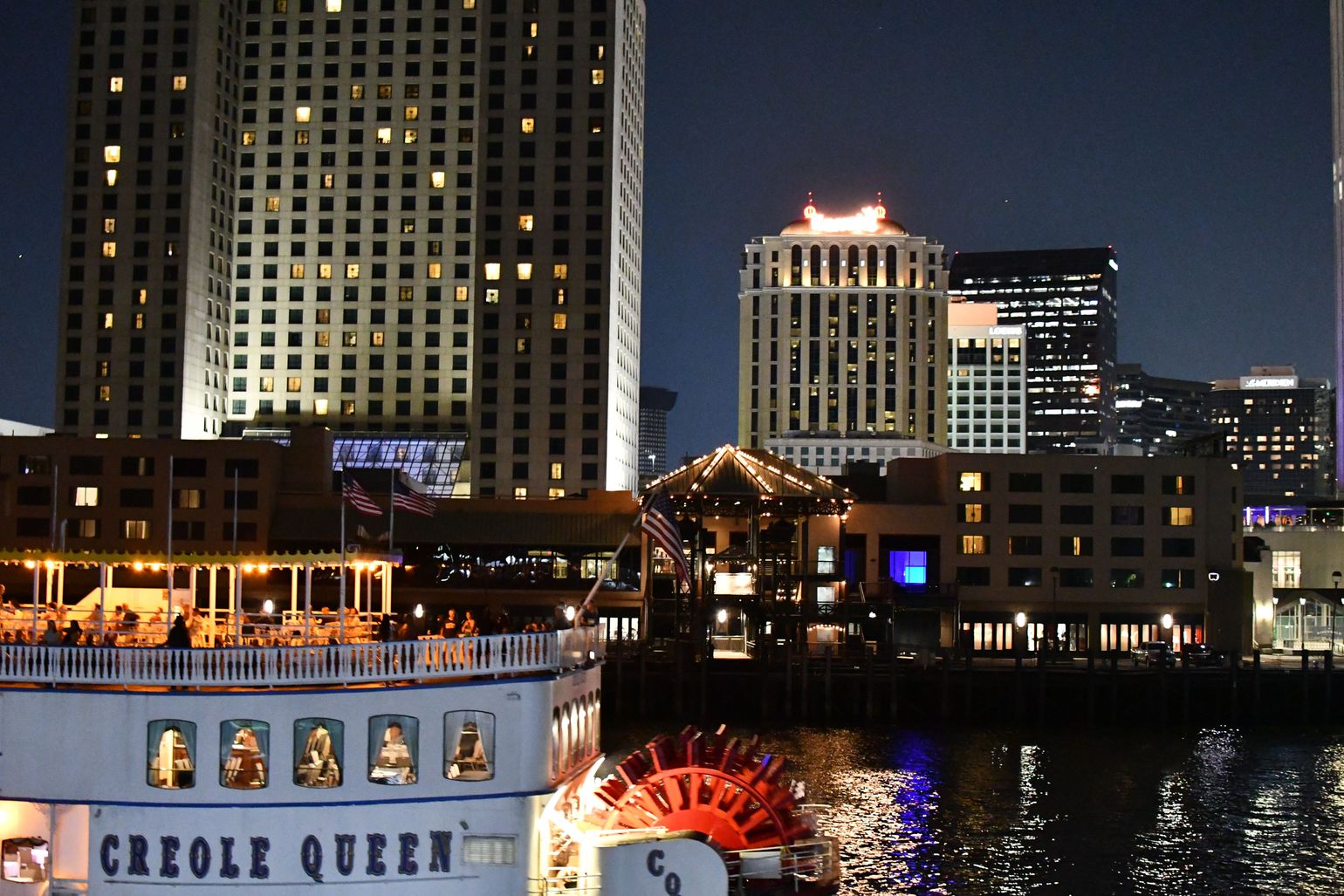 uitzicht new orleans by night