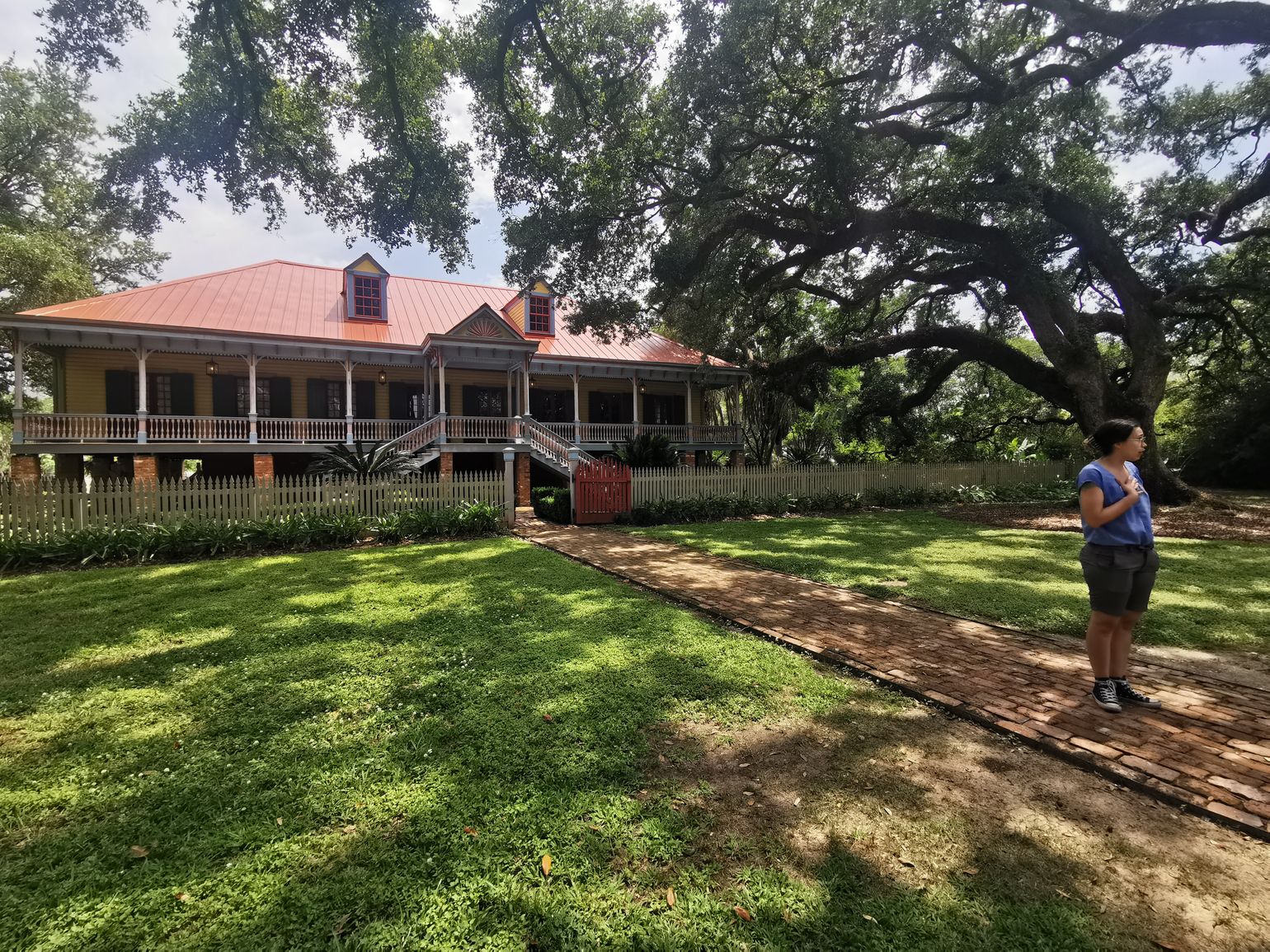 Typisch gebouw plantage New Orleans